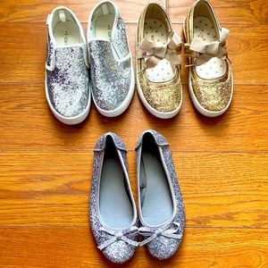 GLITTER SHOE BUNDLE! Girls Shoes - Size 1 - Very Lightly Worn